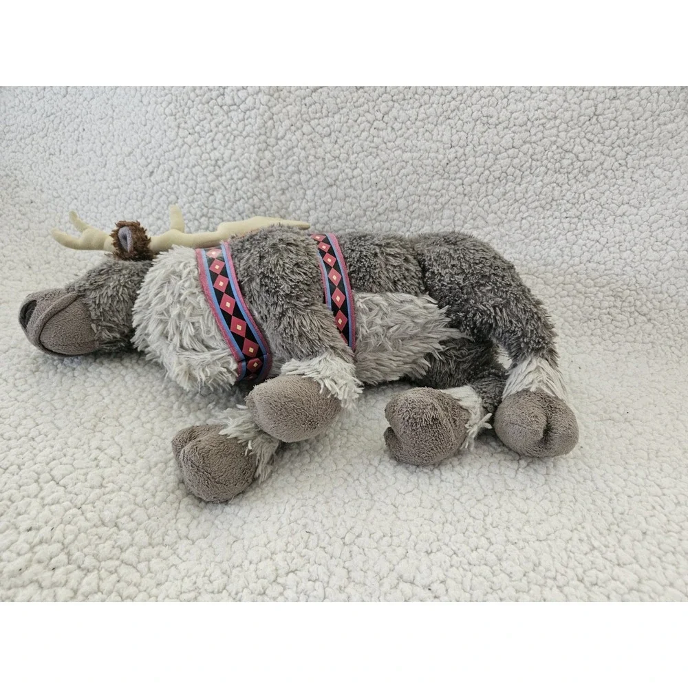 Disney Store Frozen Sven Reindeer‎ Plush Toy Stuffed Animal Approx 16